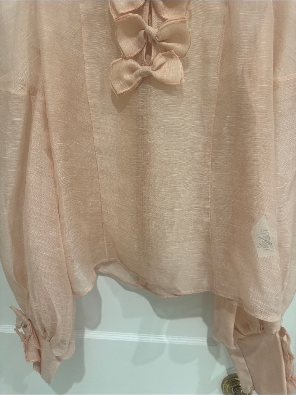 ZIMMERMANN Postcard Silk Blend With Bow Accent size 1 - Picture 11 of 15